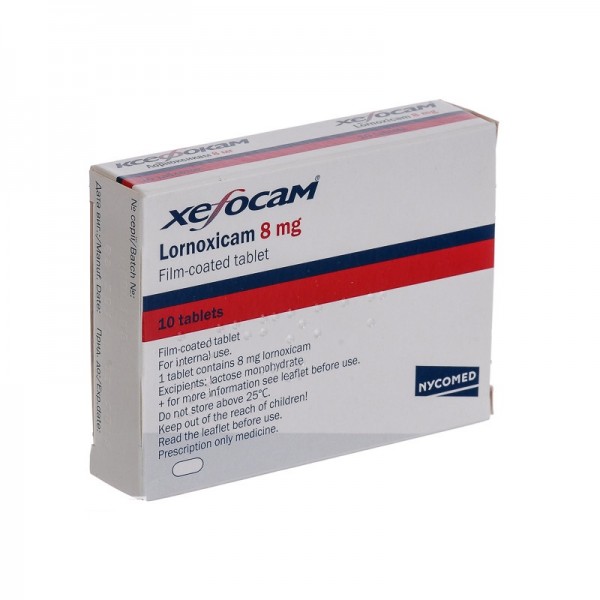 lornoxicam 4mg 10 tablets